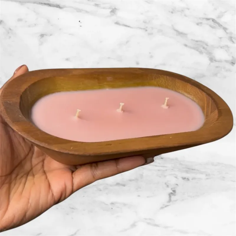 Wooden Artisan Bowl by Untamed Aromas